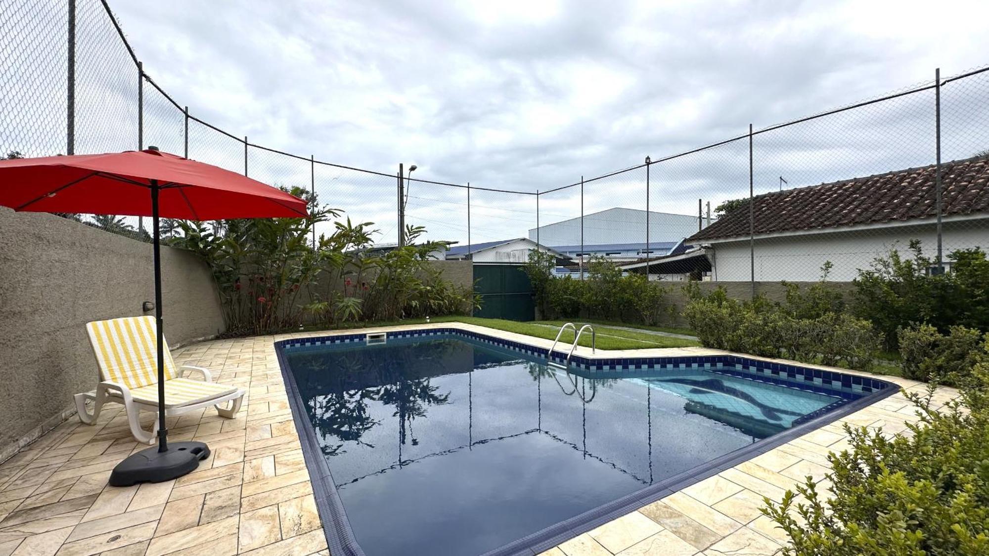 Casa C Piscina A 700M Da Praia De Caraguatatuba Sp Extérieur photo